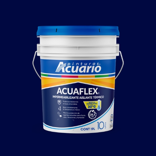 Cubeta Acuaflex Aislante 10 años 19 L blanco